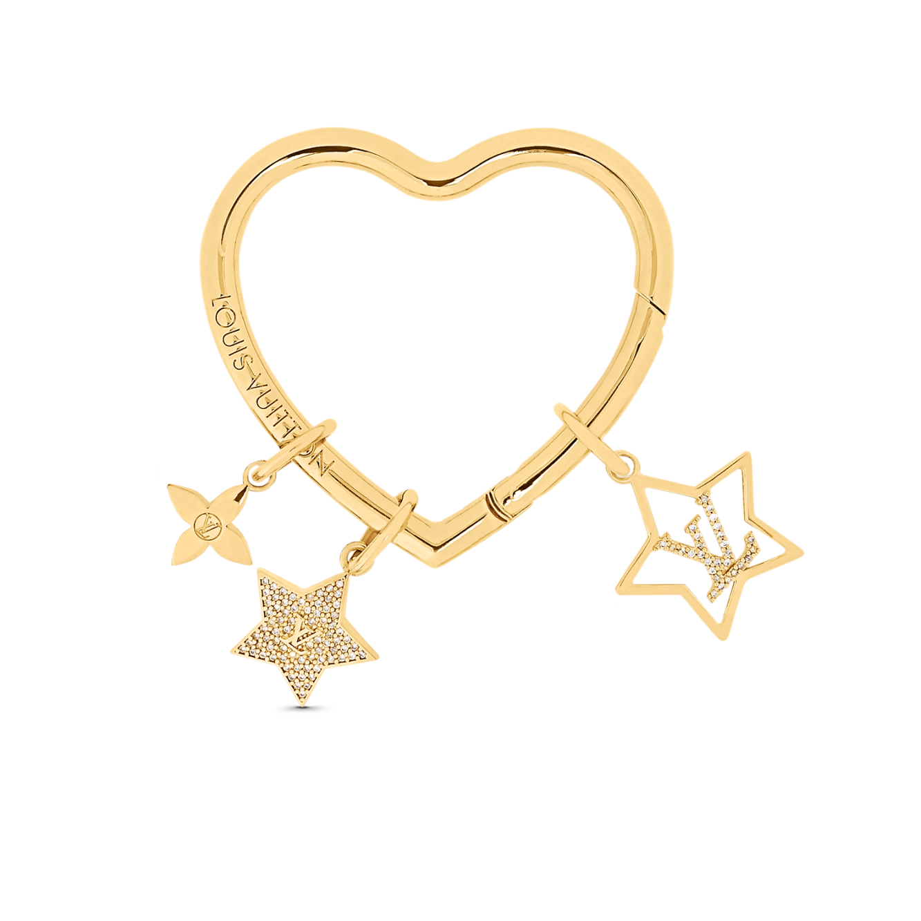 Louis Vuitton Constellation Heart bag Fang Charm